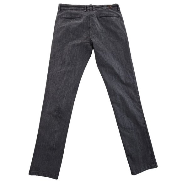 Tailored Recreation Premium Pants Men's 34x34 Black Chambray EUC Stretch TRD-203 - Picture 2 of 16